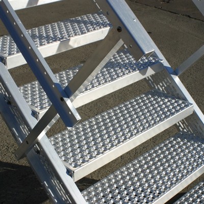Perforated metal sheet processing