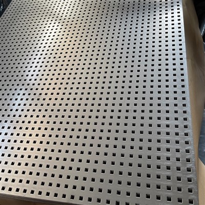 Aluminum Sheet Square Hole Perforated Metal