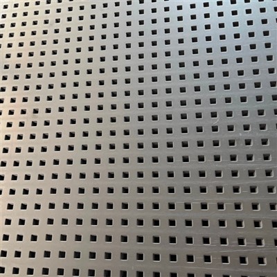 Galvanized Sheet Square Hole Perforated Metal