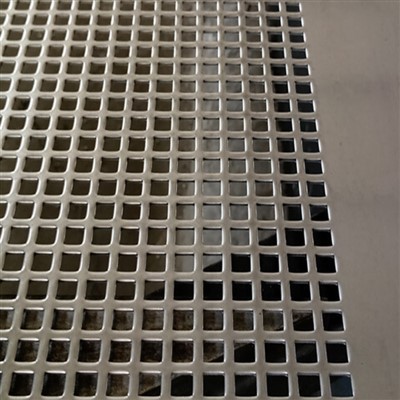 Steel Sheet Square Hole Perforated Metal