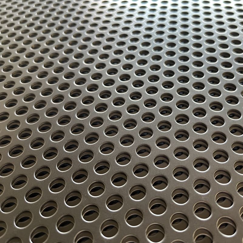 Steel Sheet Round Hole Perforated Metal